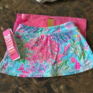 Lilly Pulitzer luxletic skort celestial blue